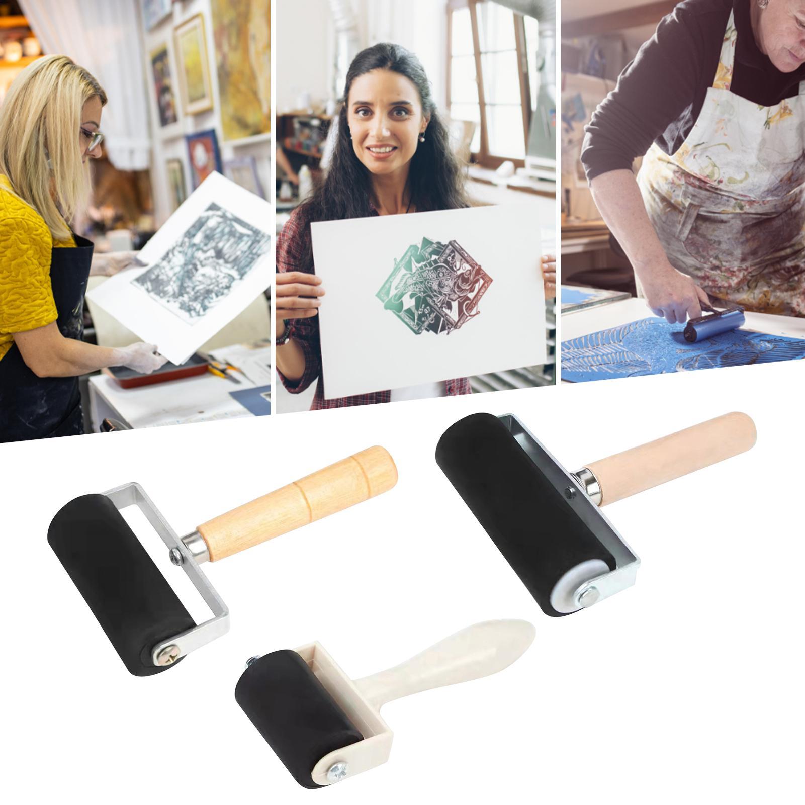 Woodworking Projects Art - Professional Rubber Roller Ink Painting Printmaking