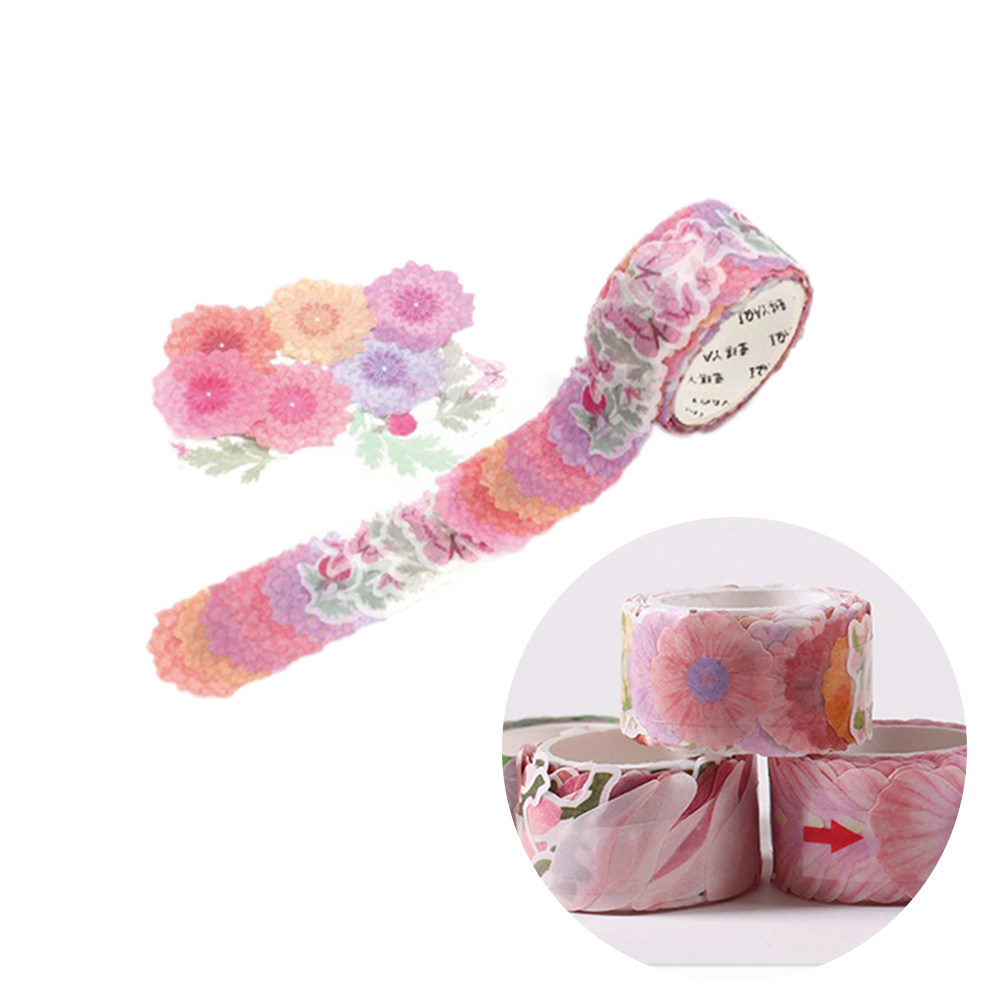 Woodworking Wallpaper - Decorative Petal Stickers Premium Paper Real-Like