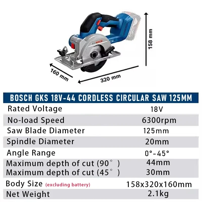 Bosch Cordless Circular Saw GK - đánh giá và giá Woodworking Saw