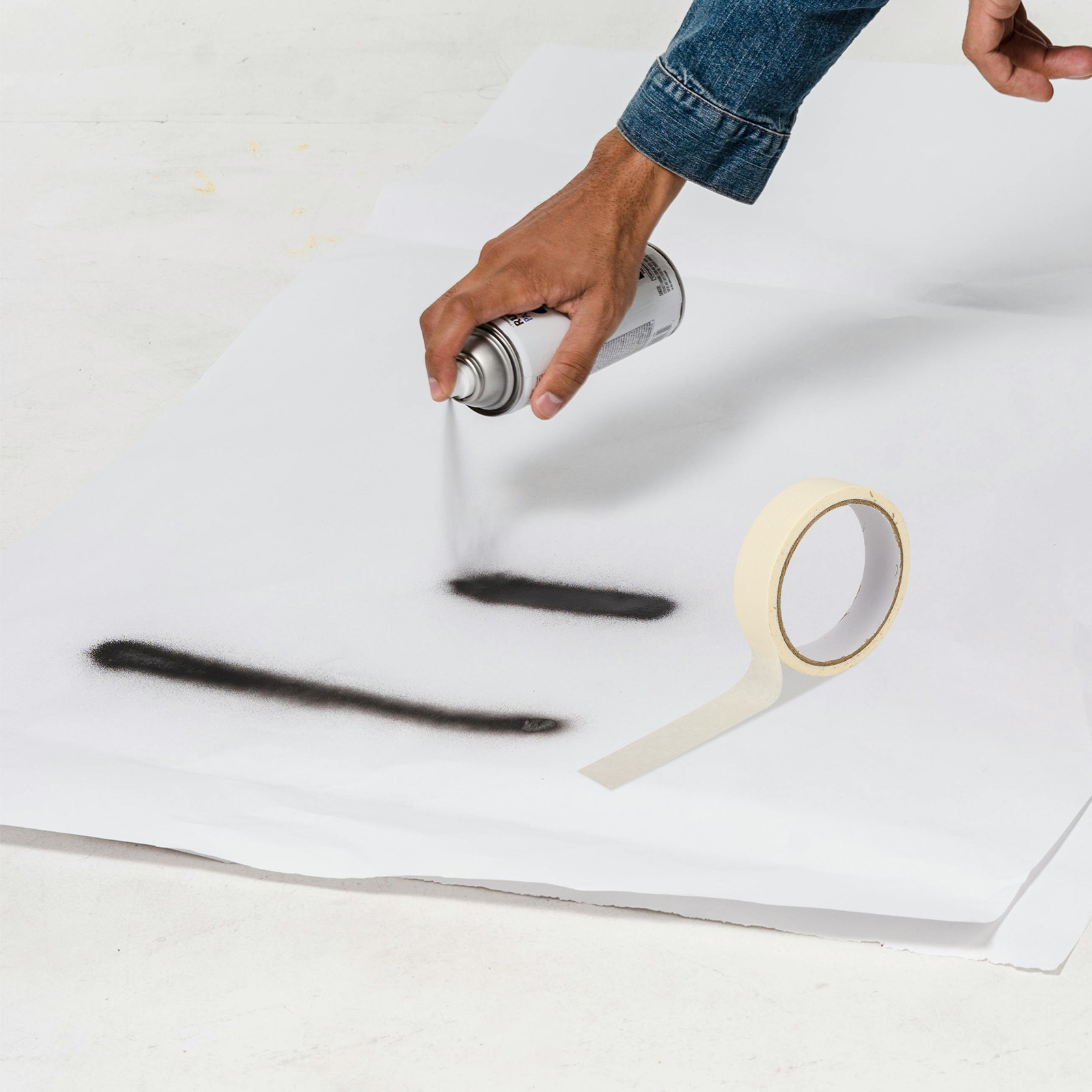1 Roll 50M White Painting Tape - đánh giá và giá Woodworking Projects Art
