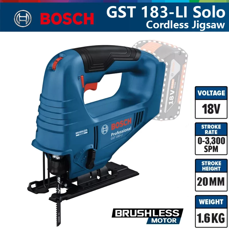 Bosch GST 183-LI Professional  - đánh giá và giá Woodworking Saw