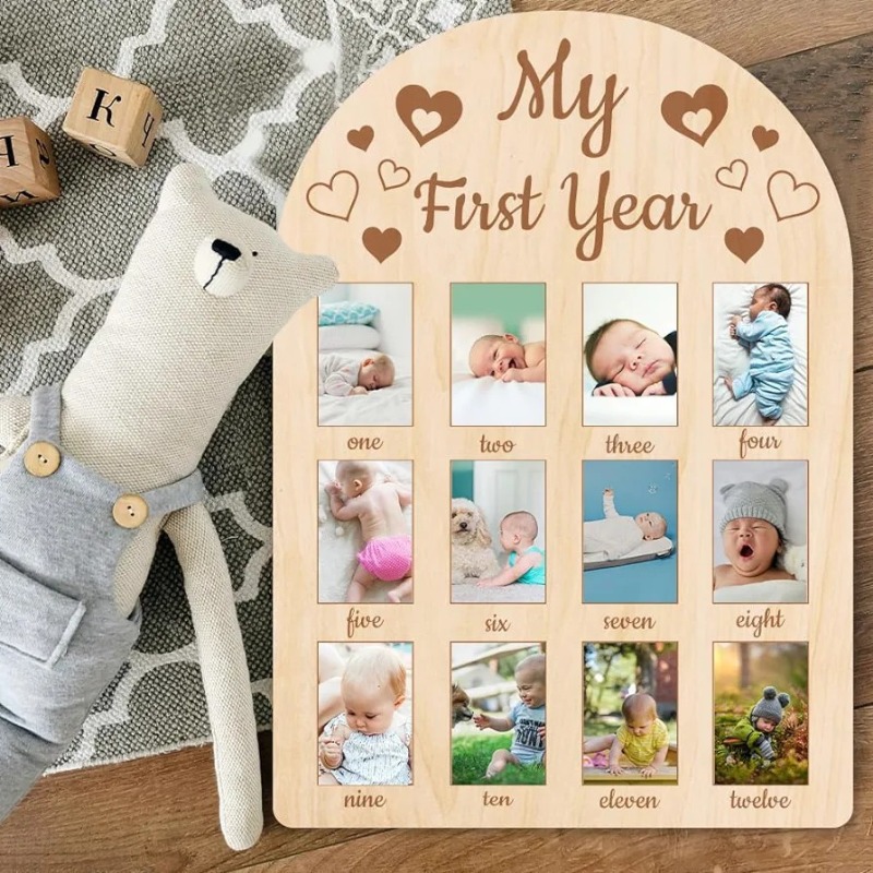 Wooden Baby Commemorative Phot - đánh giá và giá Woodworking Show