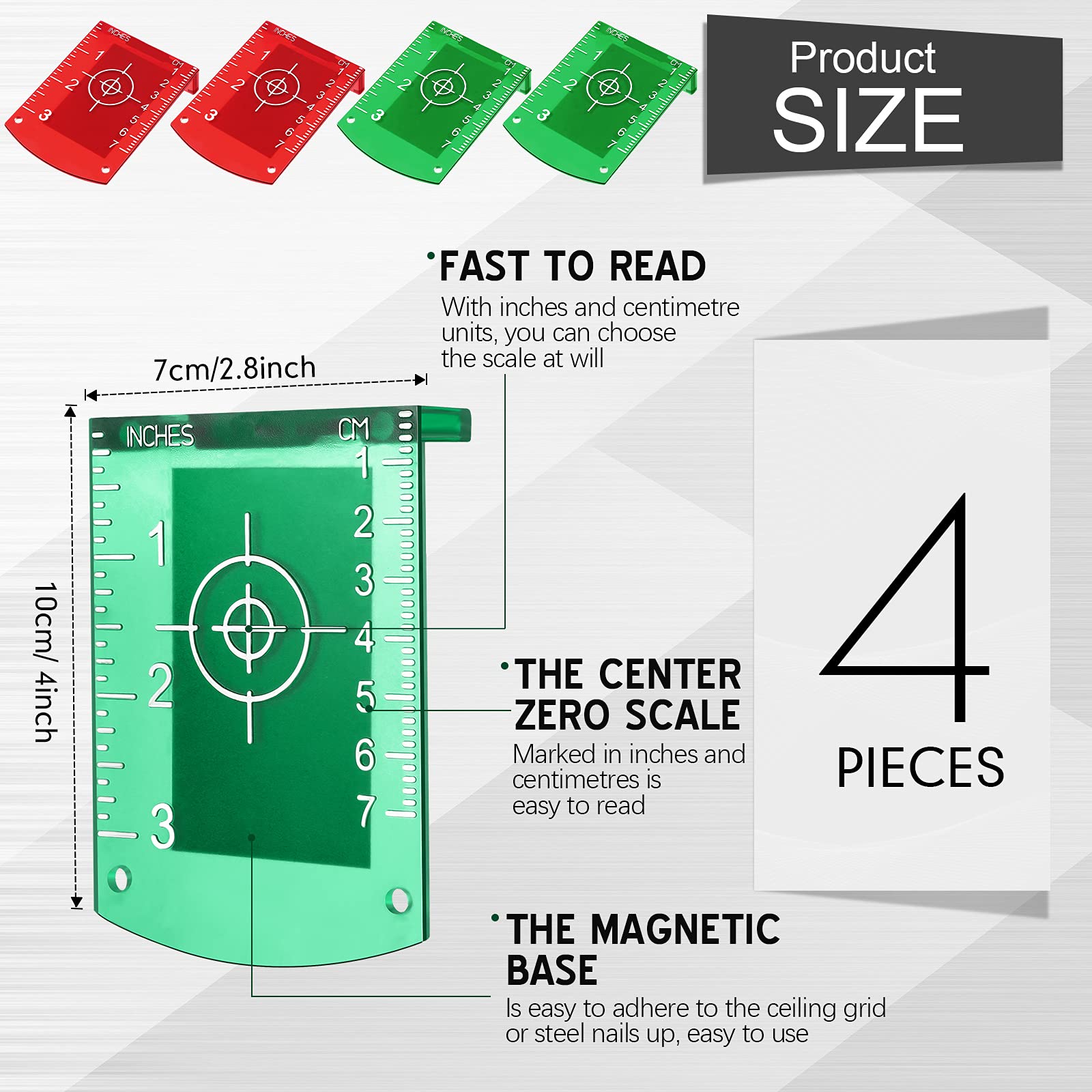 2Pcs Laser Level Target Board  - đánh giá và giá Woodworking Online