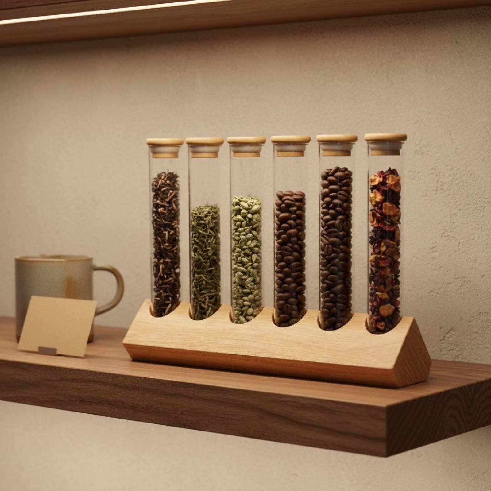 Glass Tube Container Set with  - đánh giá và giá Woodworking Show