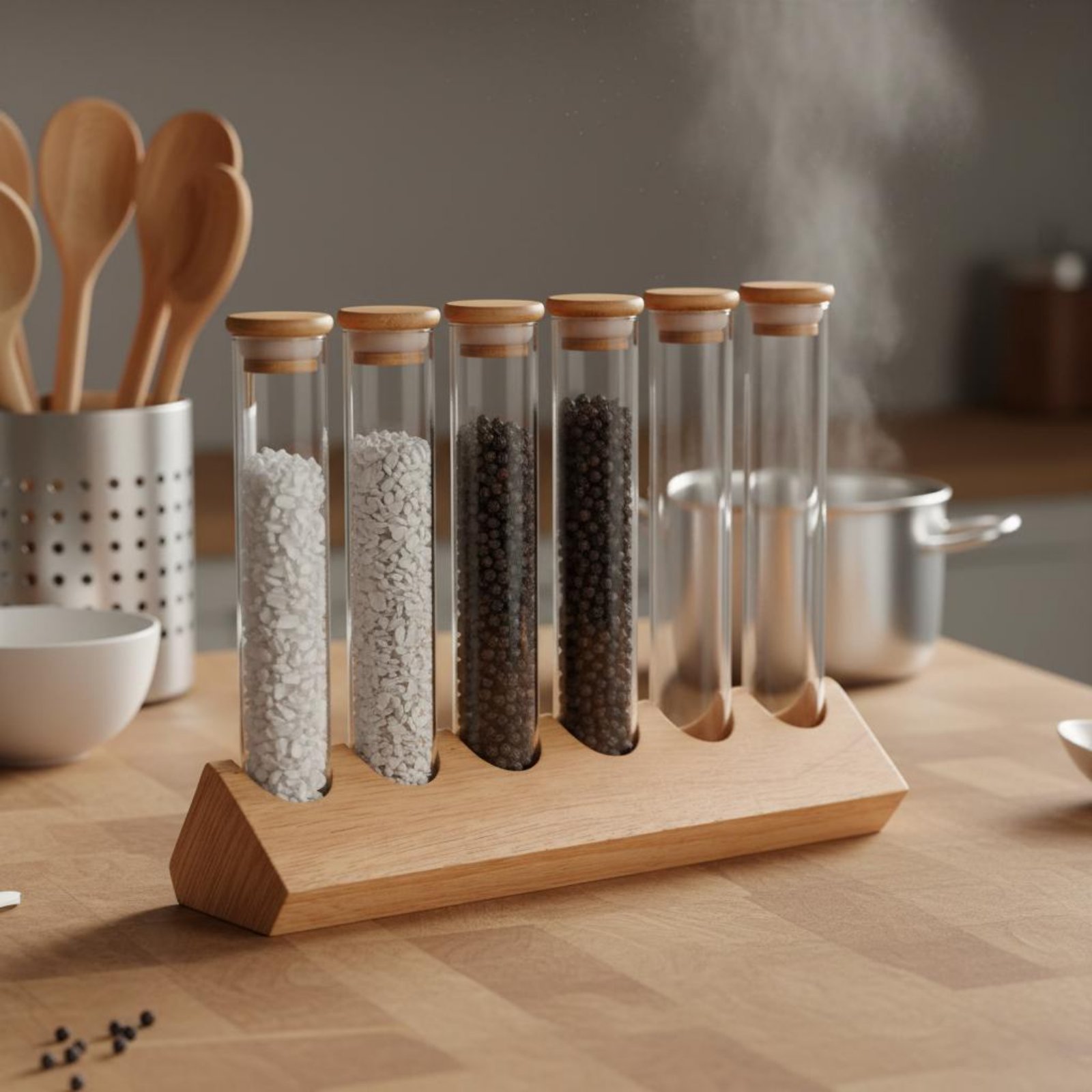 Glass Tube Container Set with  - đánh giá và giá Woodworking Show