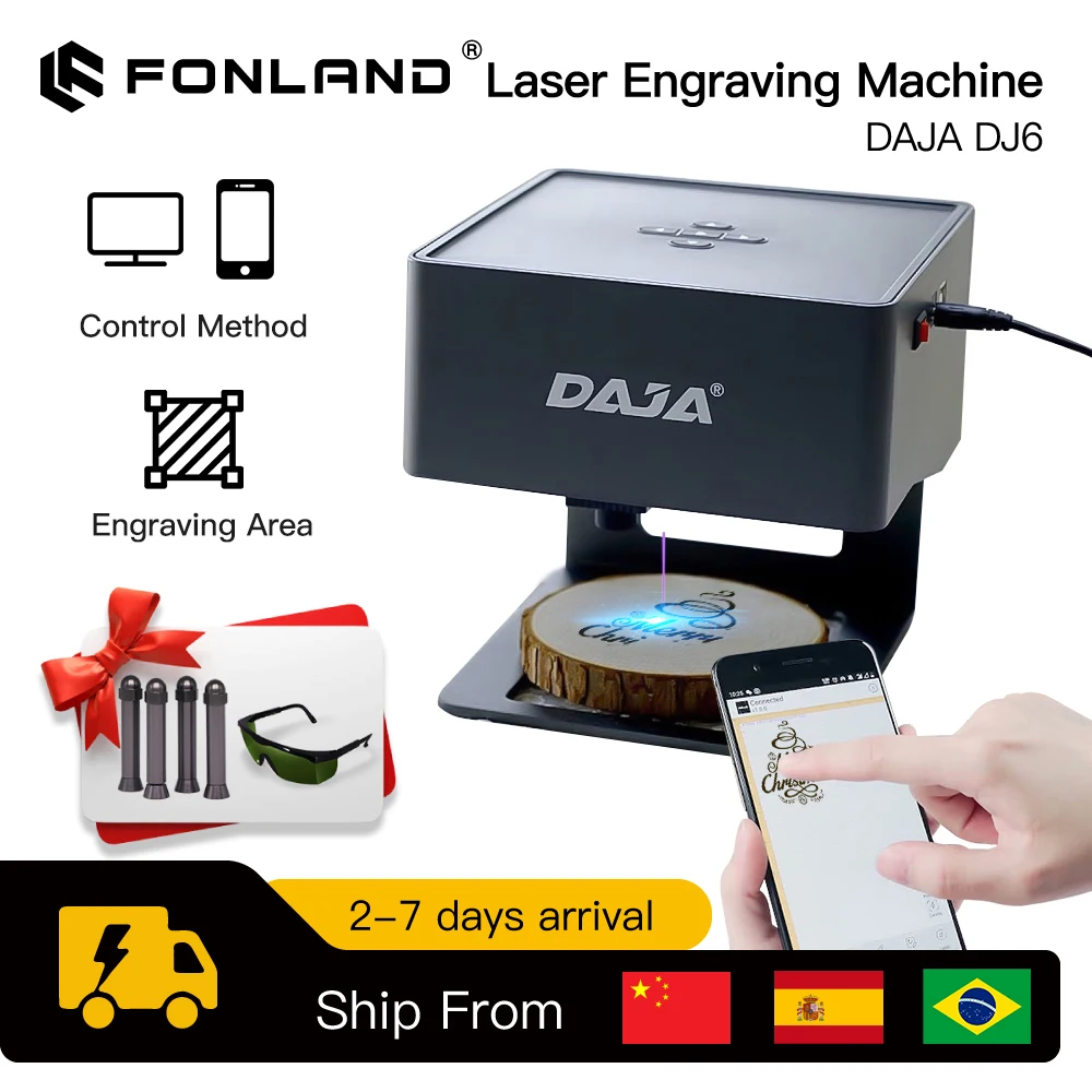 DAJA Laser Engraver CNC DIY DJ - đánh giá và giá Woodworking Logo