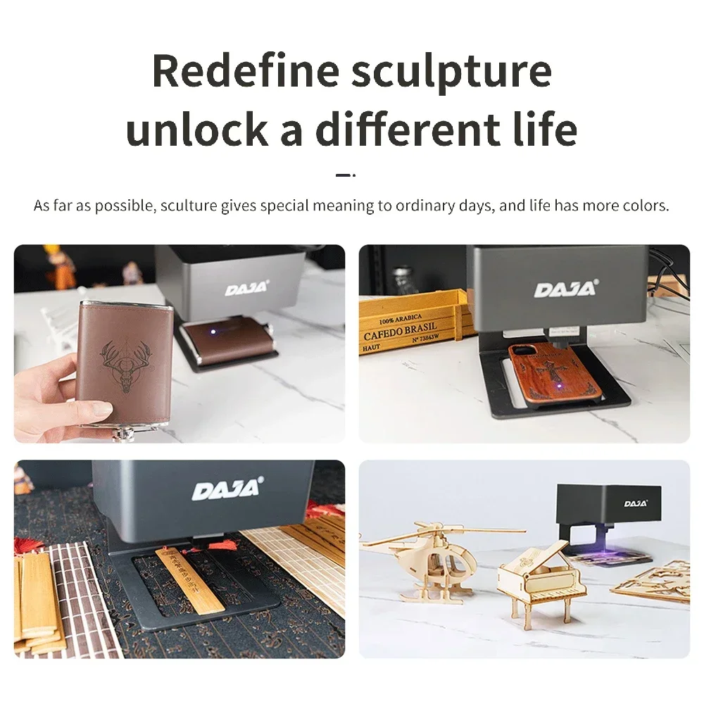DAJA Laser Engraver CNC DIY DJ - đánh giá và giá Woodworking Logo