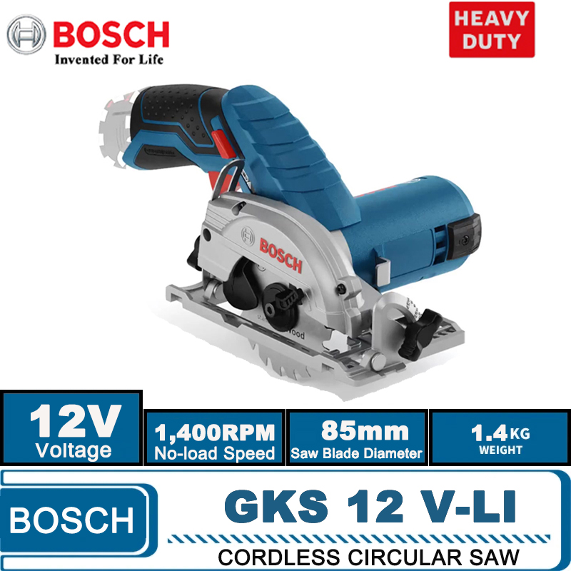 BOSCH GKS 12V-LI Electric Circ - đánh giá và giá Woodworking Saw