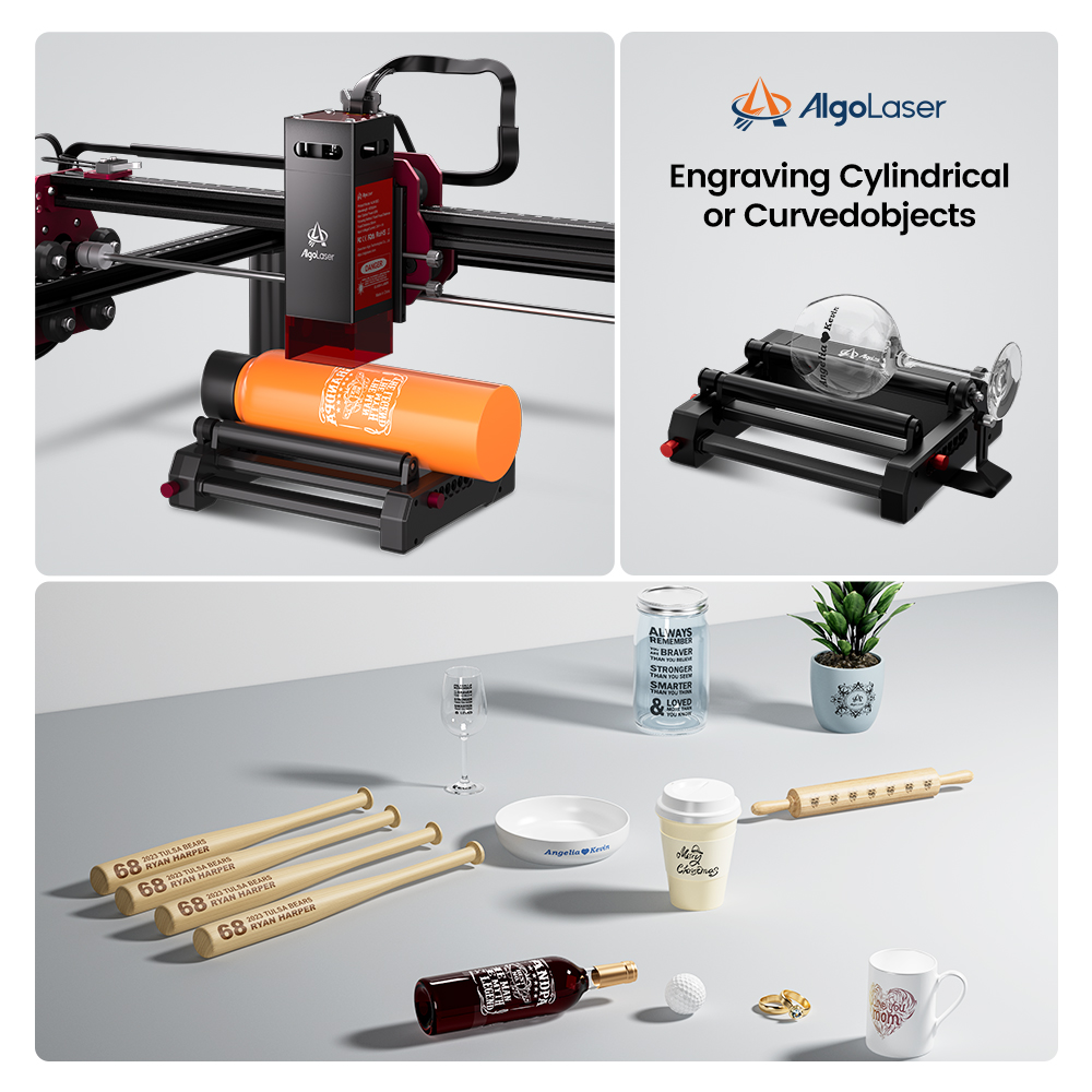 AlgoLaser DIY KIT MK2 10W Lase - đánh giá và giá Woodworking Logo