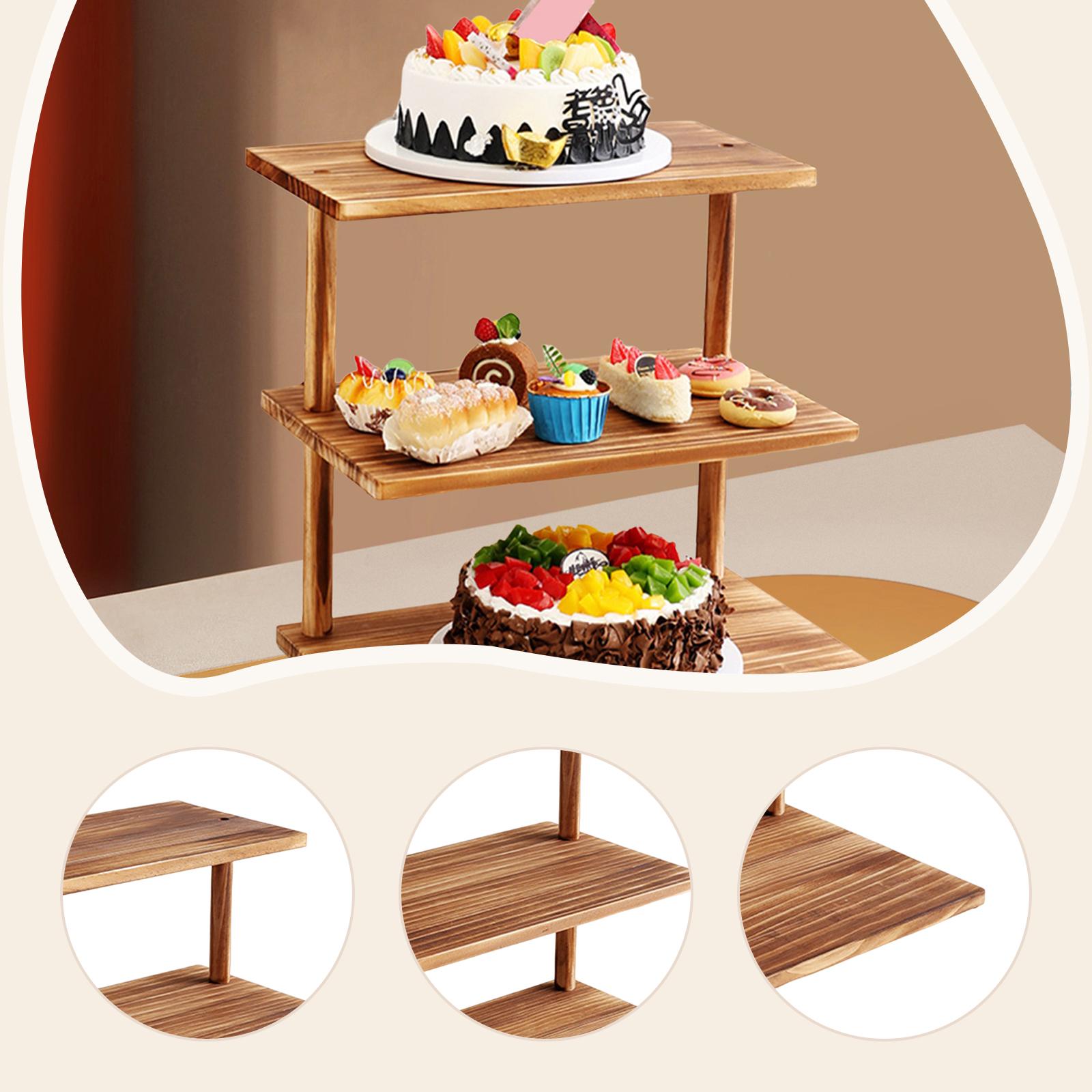 Sturdy 3 Tier Cupcake Stand Wo - đánh giá và giá Woodworking Show