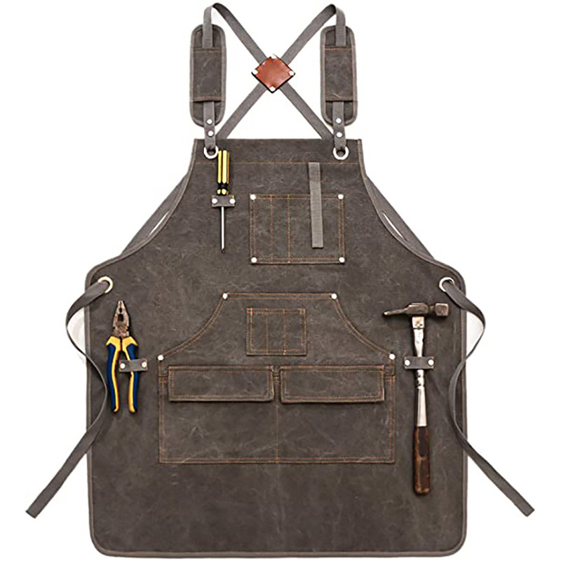 Simple Thickened Canvas Apron  - đánh giá và giá Woodworking Logo