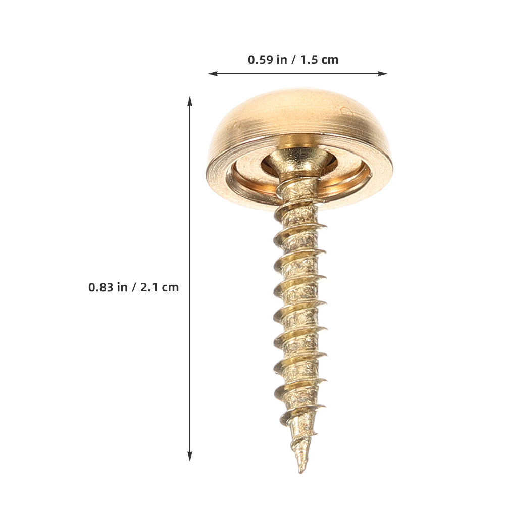 8Pcs Decorative Cap Screws Bra - đánh giá và giá Woodworking Projects Art